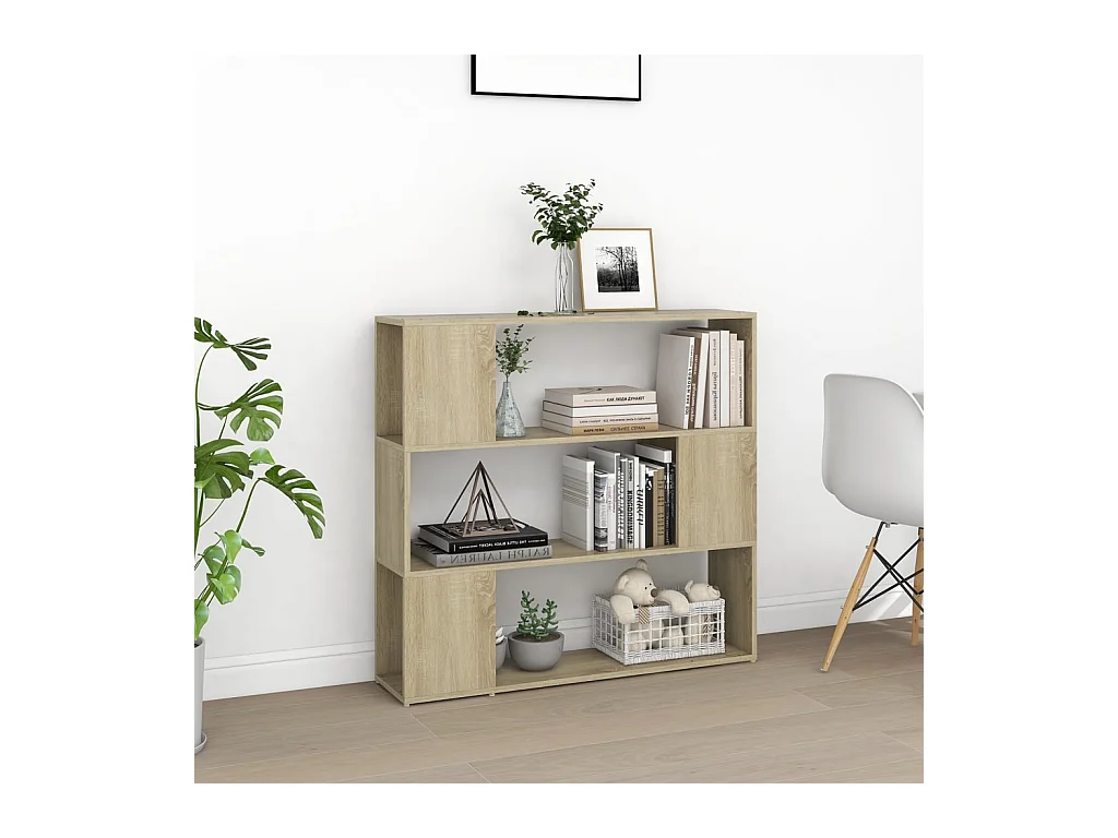 Bibliothèque | Etagère de rangement | Meuble de rangement Chêne sonoma 100x24x94 cm