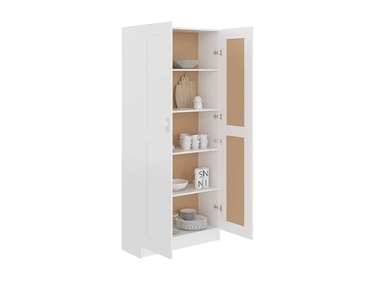 Bibliothèque | Etagère de rangement | Meuble de rangement Blanc 82,5x30,5x185,5 cm Bois d'ingénierie