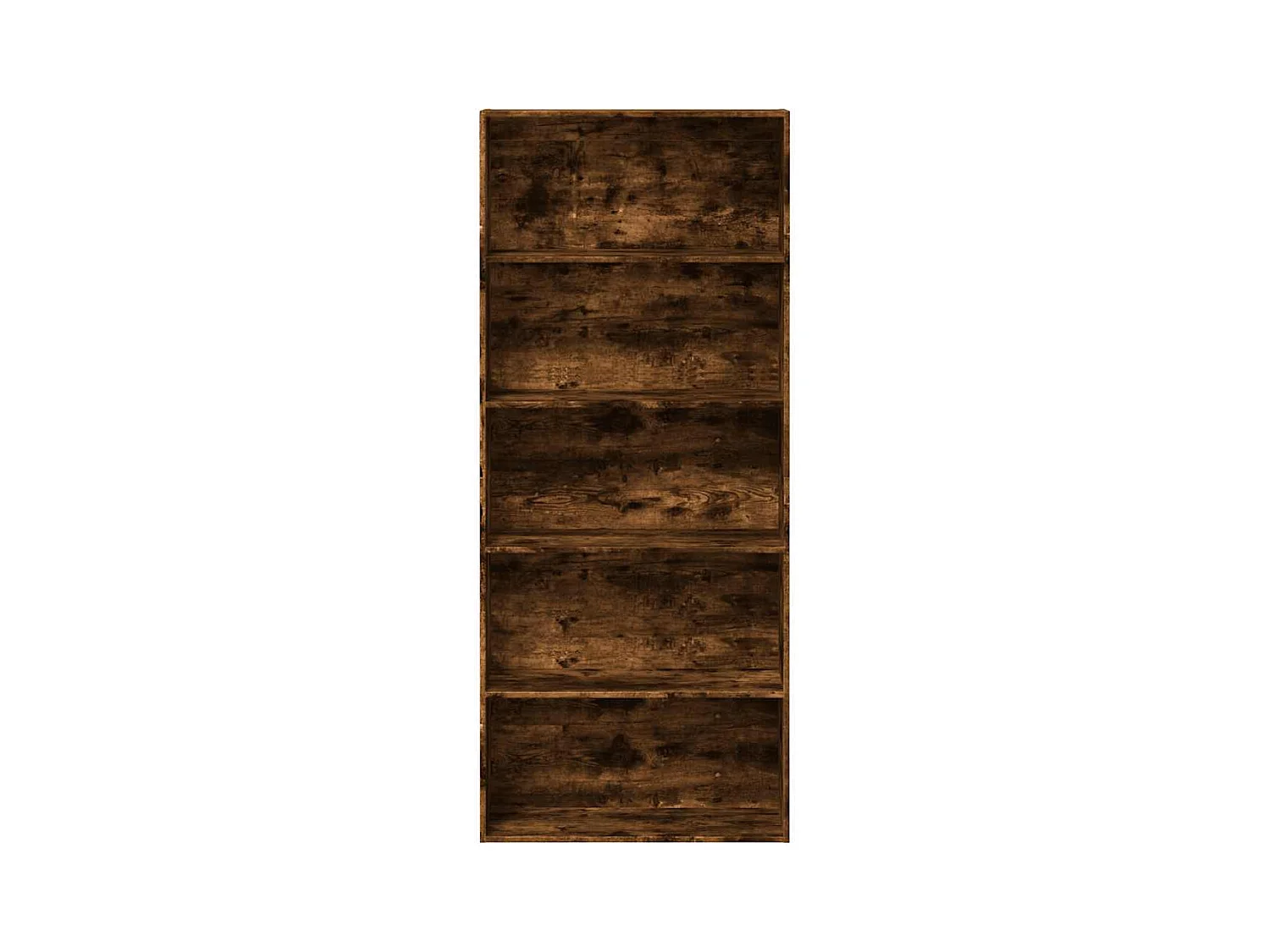 Bibliothèque | Etagère de rangement | Meuble de rangement chêne fumé 80x30x189 cm bois d'ingénierie