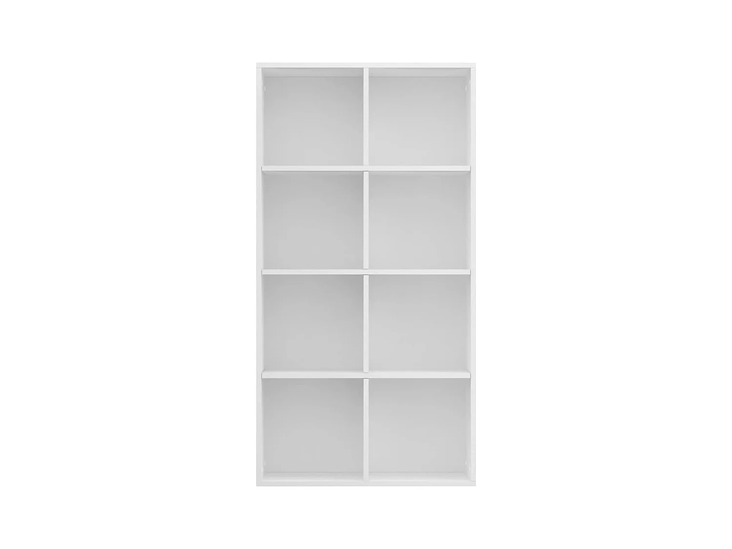 Bibliothèque | Etagère de rangement | Meuble de rangementt Blanc 66x30x130 cm Bois d'ingénierie