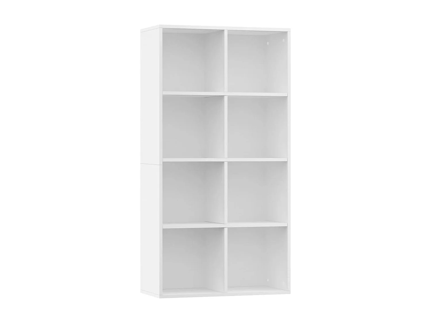 Bibliothèque | Etagère de rangement | Meuble de rangementt Blanc 66x30x130 cm Bois d'ingénierie