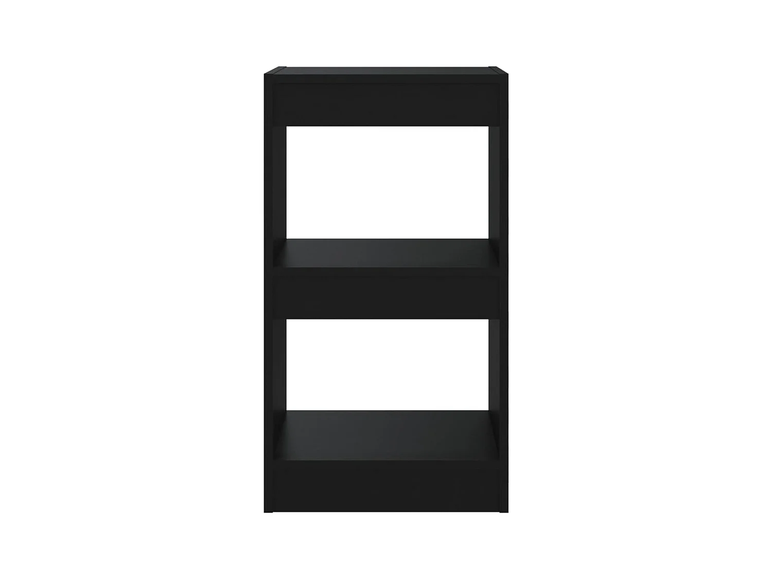 Libreria | Scaffale | Mobile di stoccaggio Divisorio Nero 40x30x72 cm