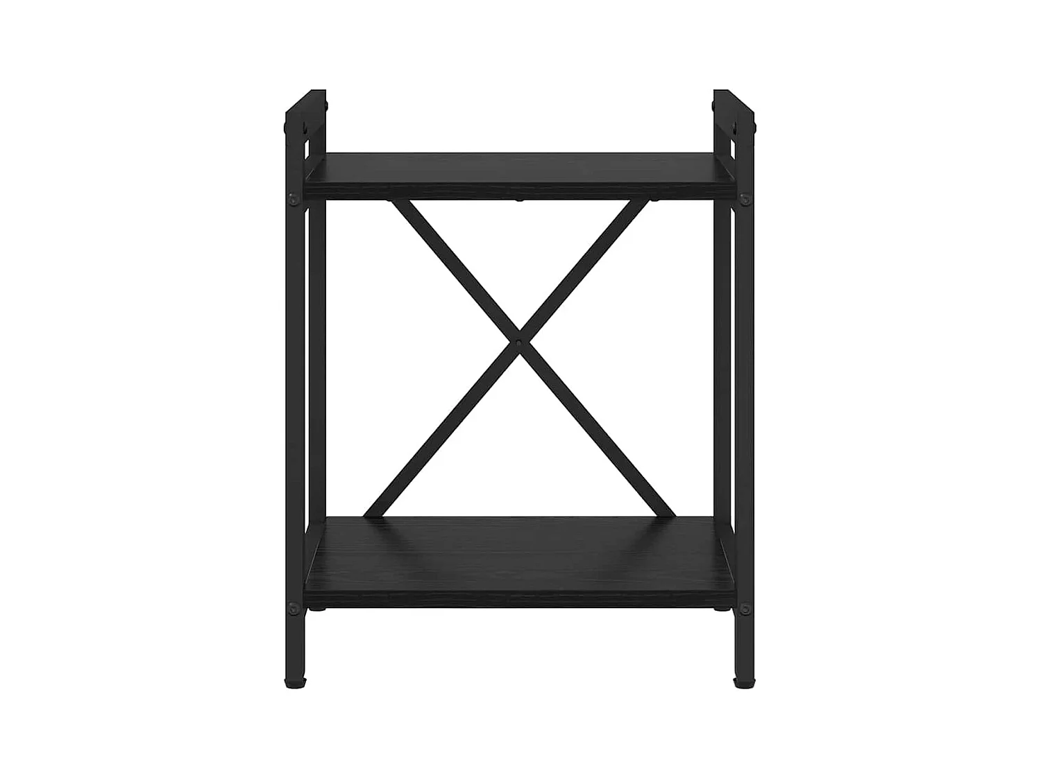 Libreria | Scaffale | Mobile di stoccaggio Rovere nero 40 x 30 x 48.5 cm Legno multistrato