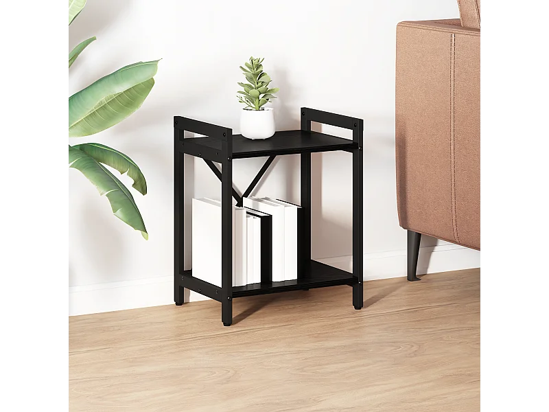 Bibliothèque | Etagère de rangement | Meuble de rangement Chêne noir 40 x 30 x 48.5 cm Bois d'ingénierie