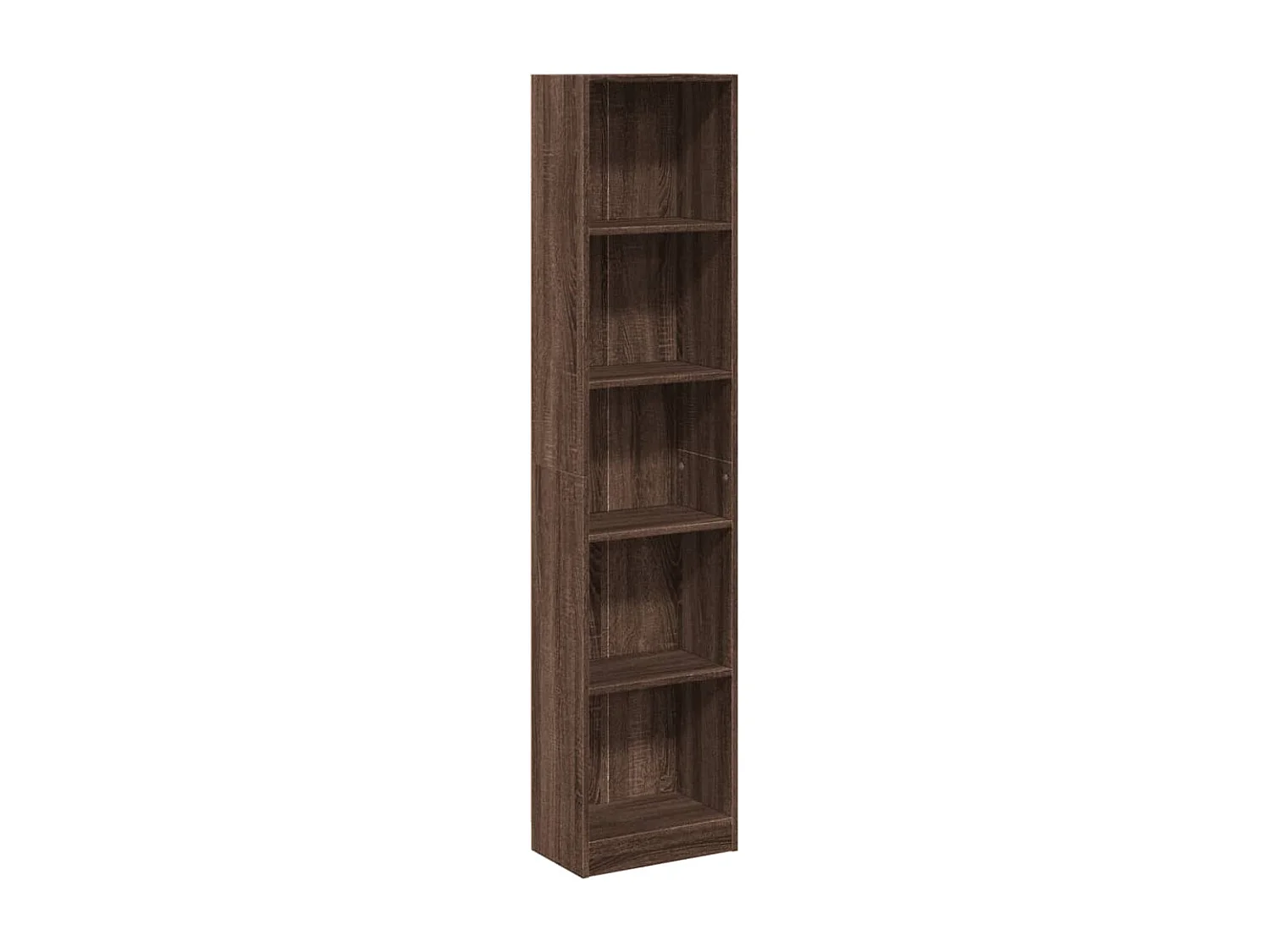 Bibliothèque | Etagère de rangement | Meuble de rangement chêne marron 40x24x176 cm bois d'ingénierie