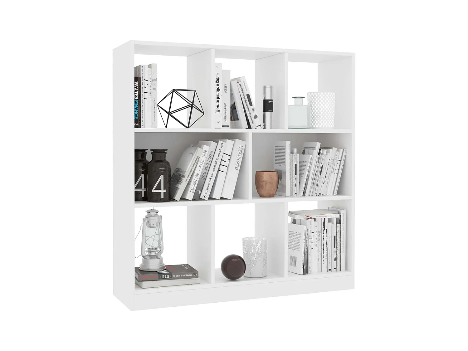 Libreria | Scaffale | Mobile di stoccaggio Bianca 97,5x29,5x100 cm in Legno Multistrato