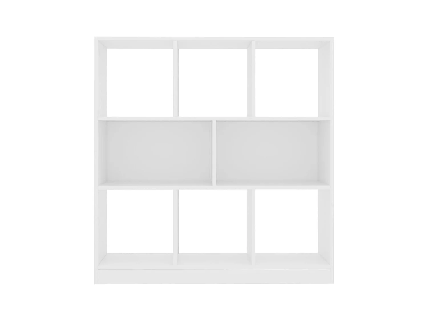 Libreria | Scaffale | Mobile di stoccaggio Bianca 97,5x29,5x100 cm in Legno Multistrato