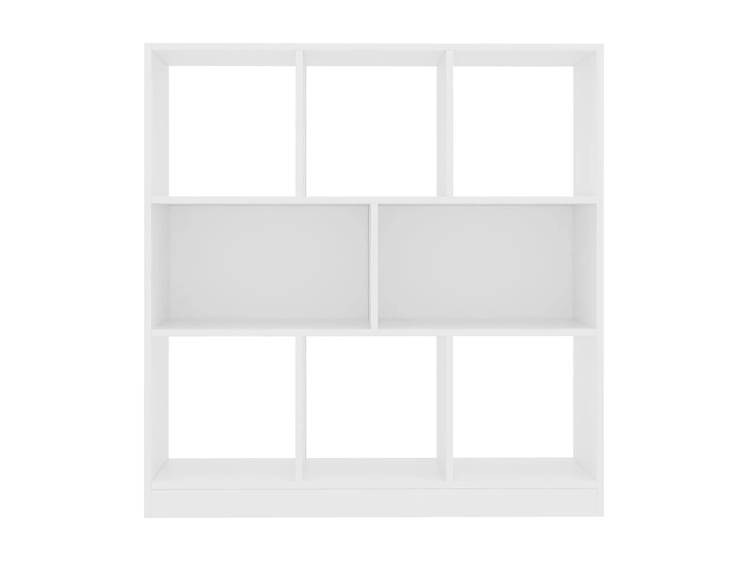 Boekenkast | Boekenplank | Opbergmeubel 97,5x29,5x100 cm bewerkt hout wit