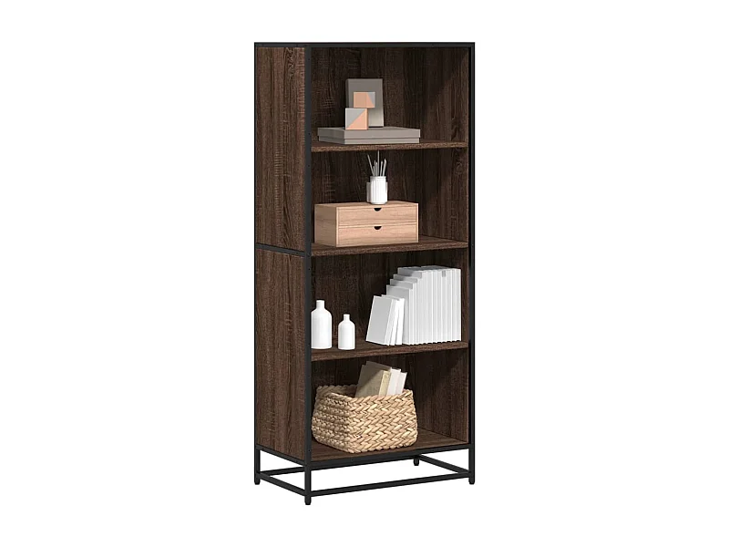 Bibliothèque | Etagère de rangement | Meuble de rangement chêne marron 60x35x139 cm bois d'ingénierie