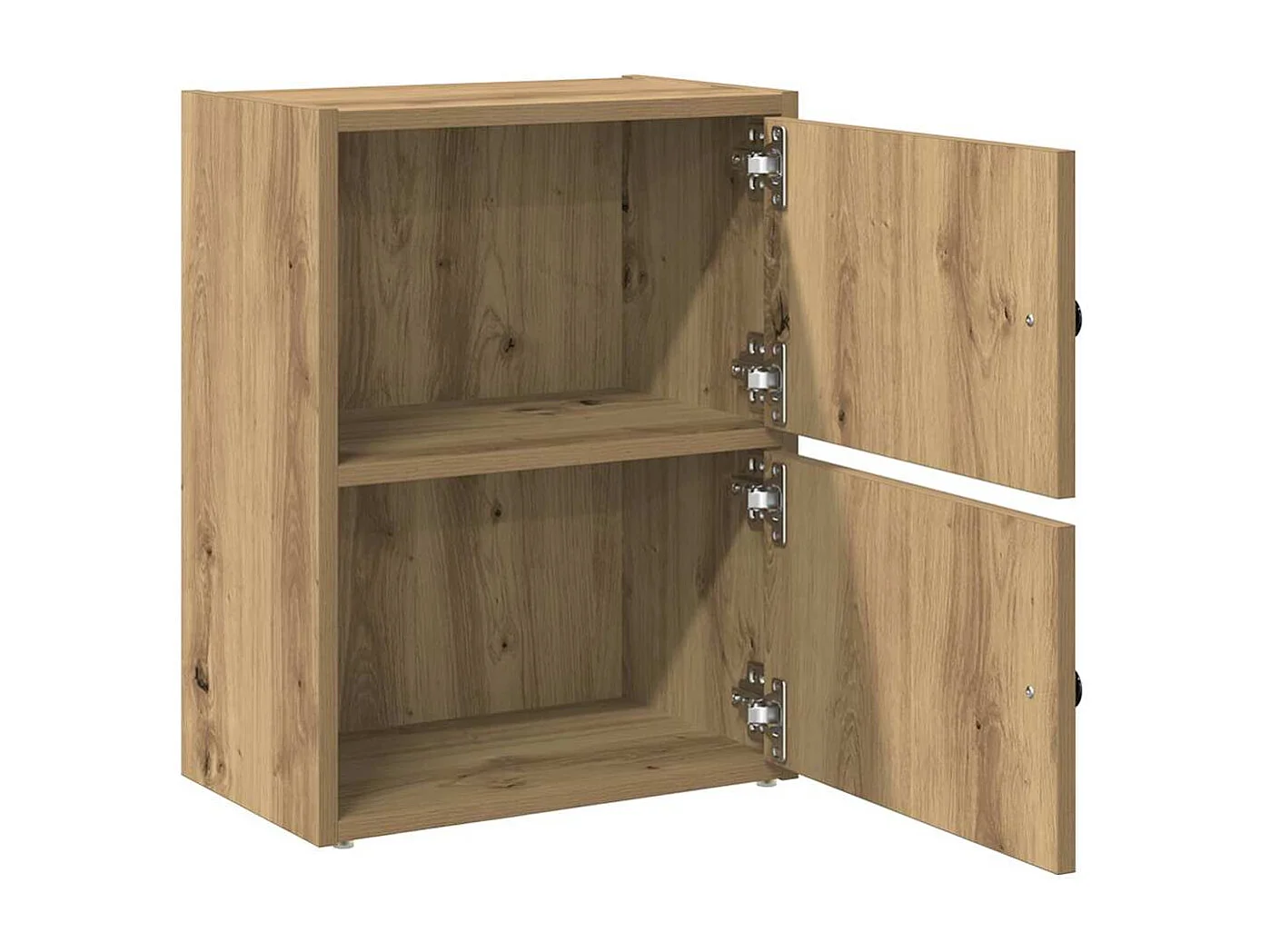 Bibliothèque | Etagère de rangement | Meuble de rangement chêne artisanal 40x24x52 cm bois d'ingénierie