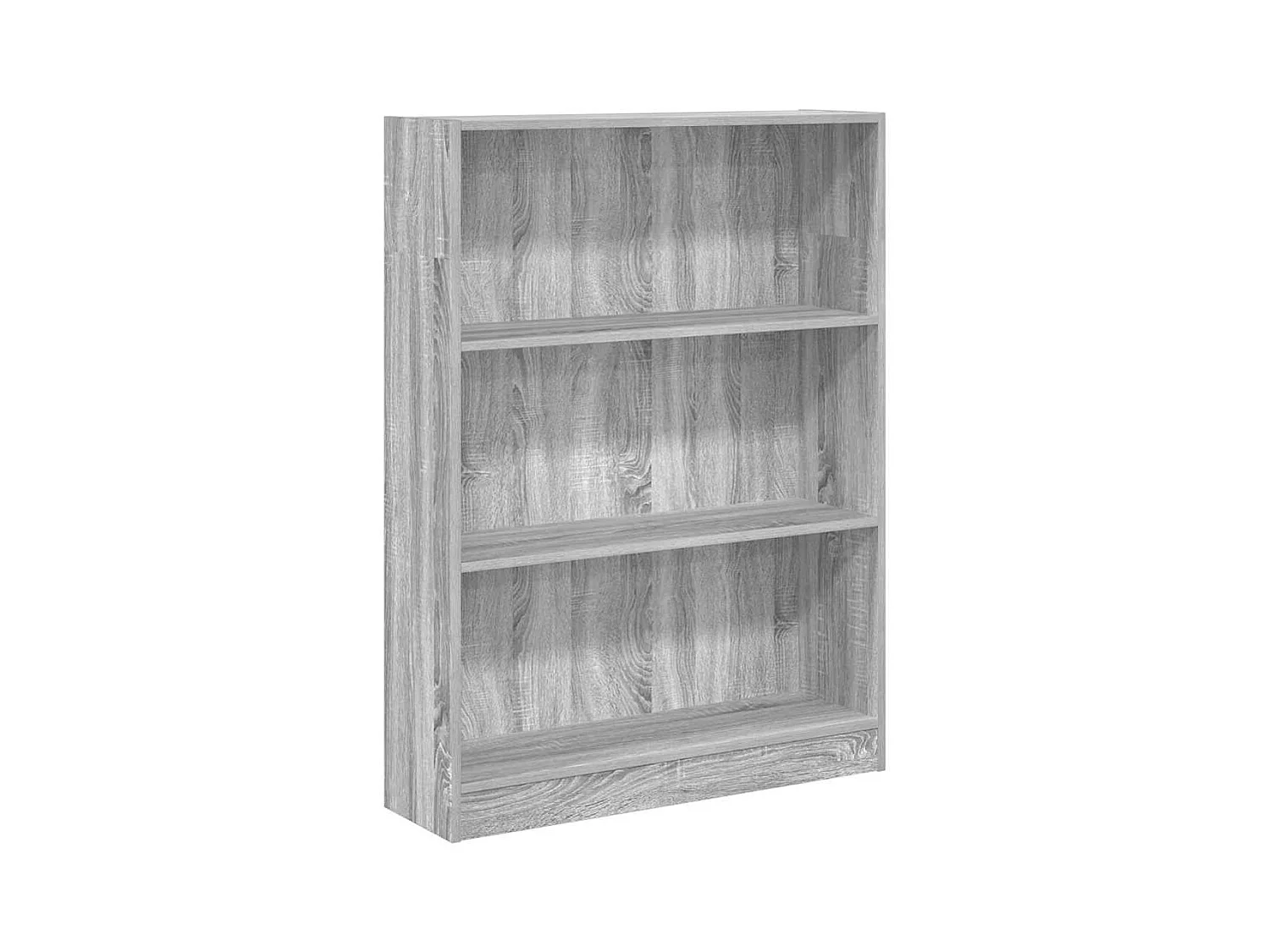 Bibliothèque | Etagère de rangement | Meuble de rangement sonoma gris 80x24x109 cm bois d'ingénierie