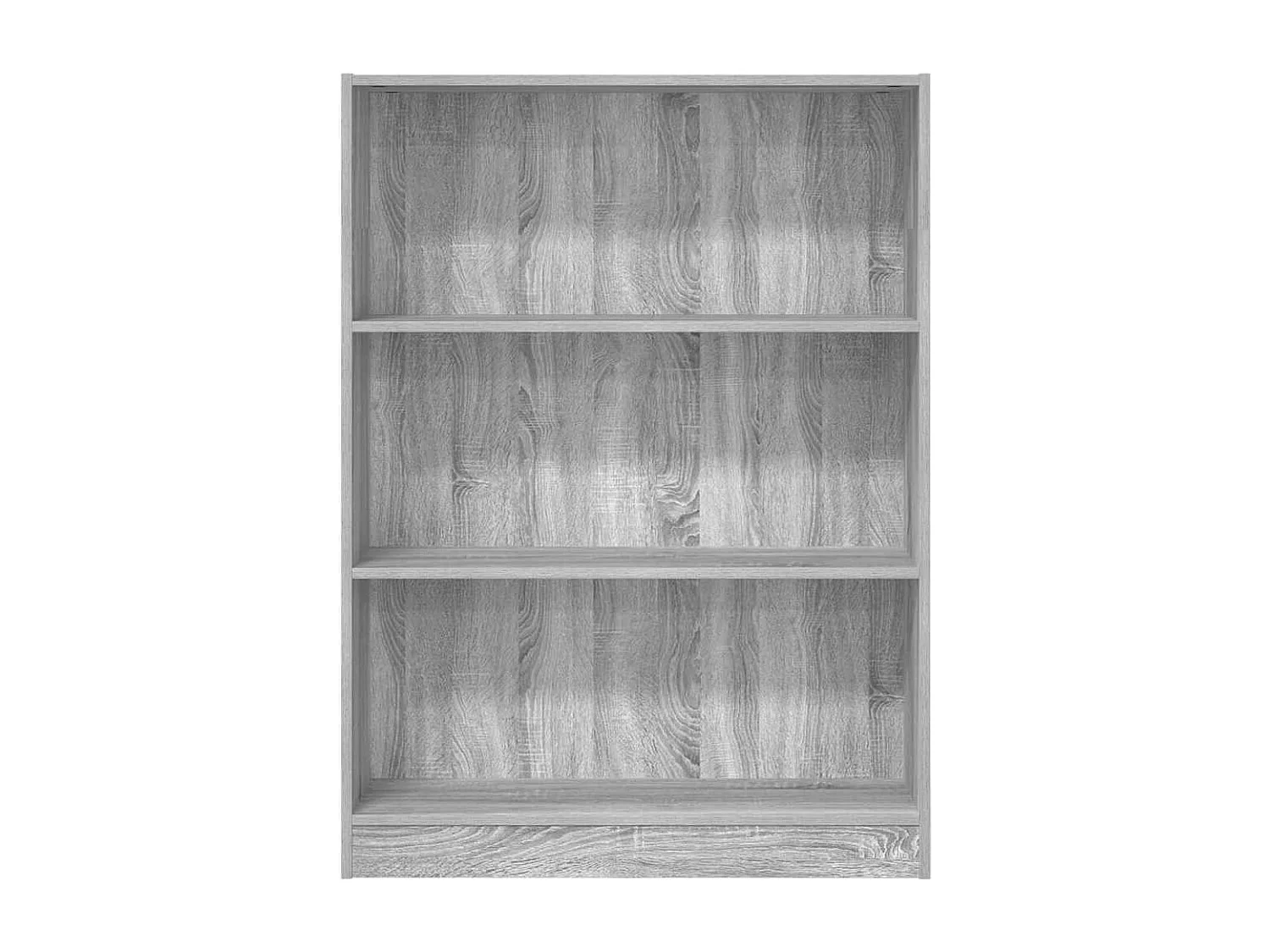Bibliothèque | Etagère de rangement | Meuble de rangement sonoma gris 80x24x109 cm bois d'ingénierie