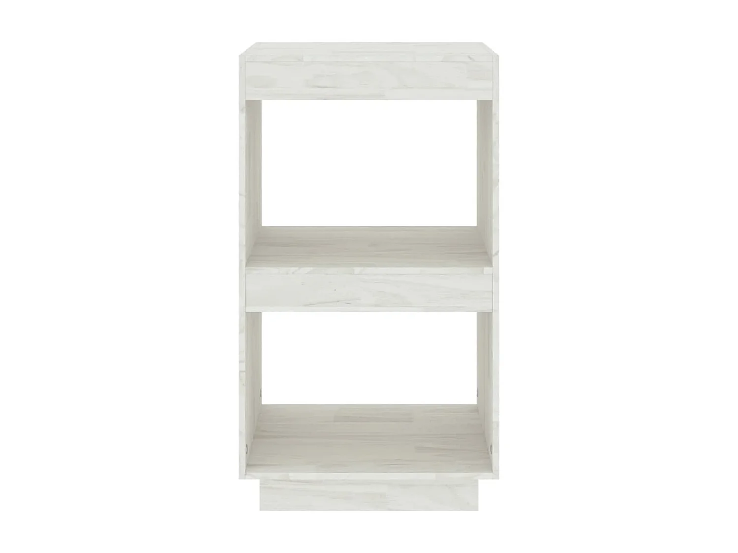 Bibliothèque | Etagère de rangement | Meuble de rangement Blanc 40x35x71 cm Bois de pin massif