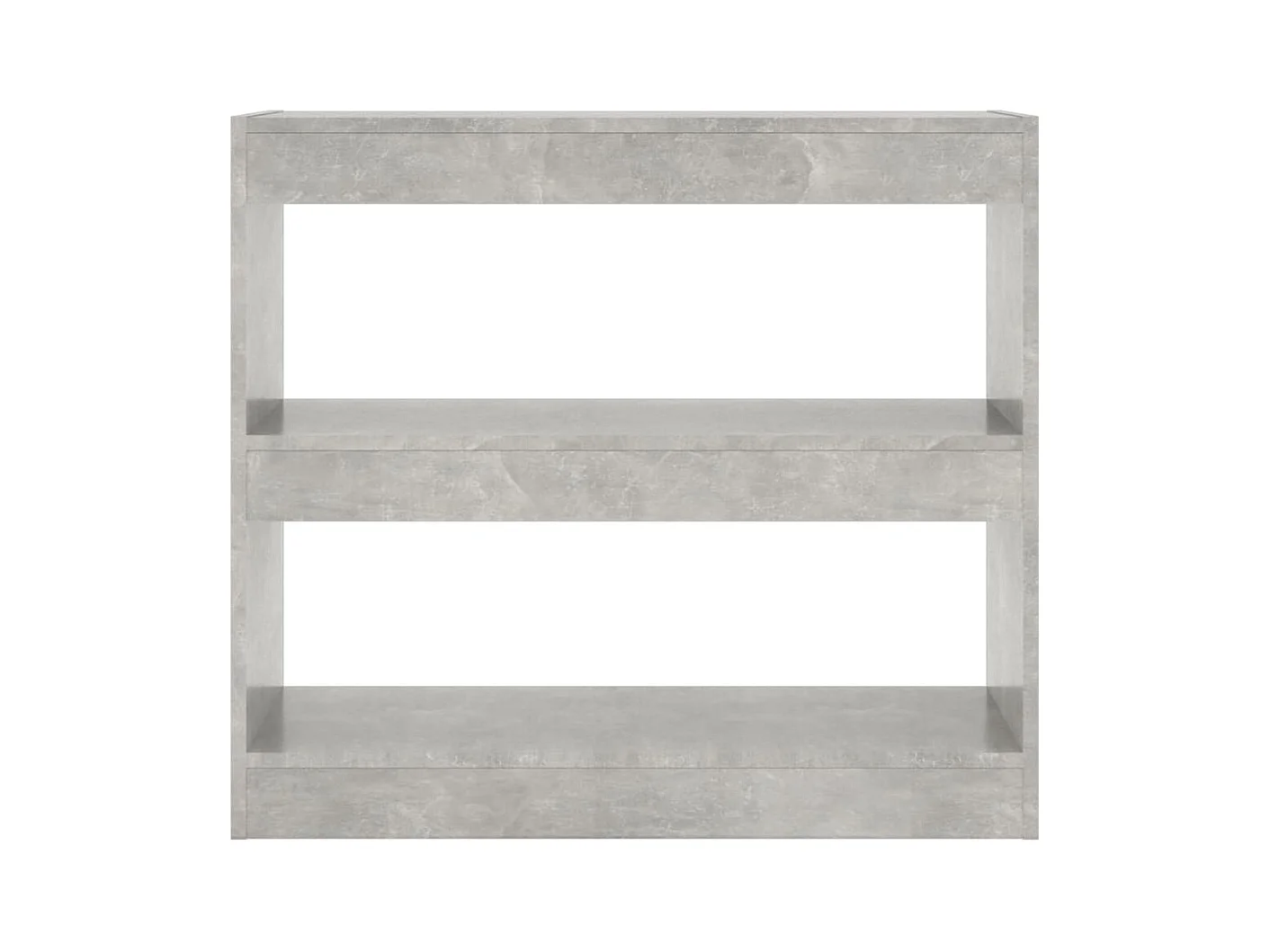 Bibliothèque | Etagère de rangement | Meuble de rangement Gris béton 80x30x72 cm