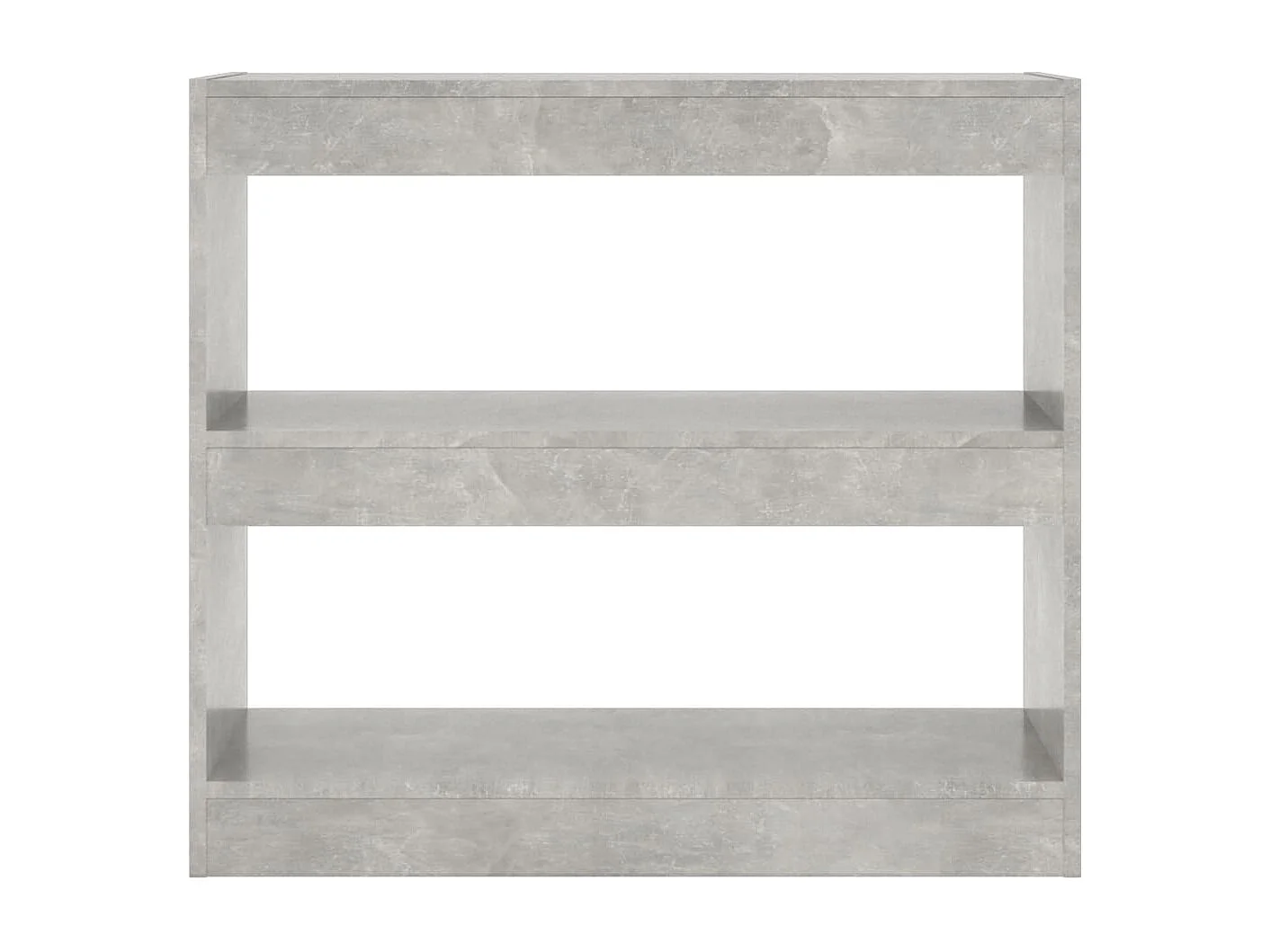 Libreria | Scaffale | Mobile di stoccaggio Divisorio Grigio Cemento 80x30x72 cm