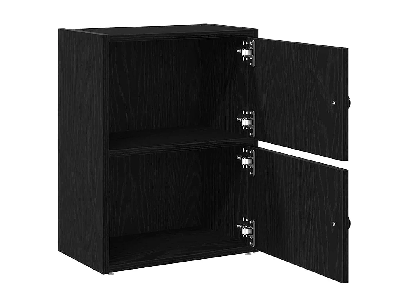 Bibliothèque | Etagère de rangement | Meuble de rangement chêne noir 40x24x52 cm bois d'ingénierie