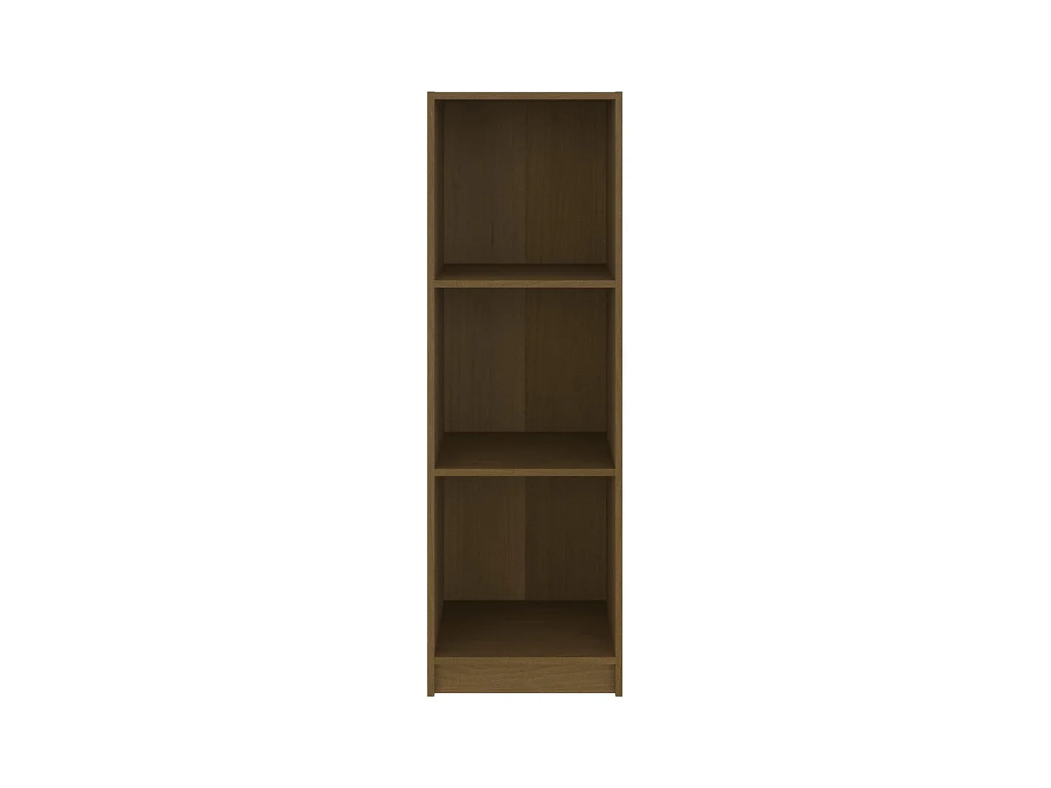 Bibliothèque | Etagère de rangement | Meuble de rangement Marron miel Bois de pin massif