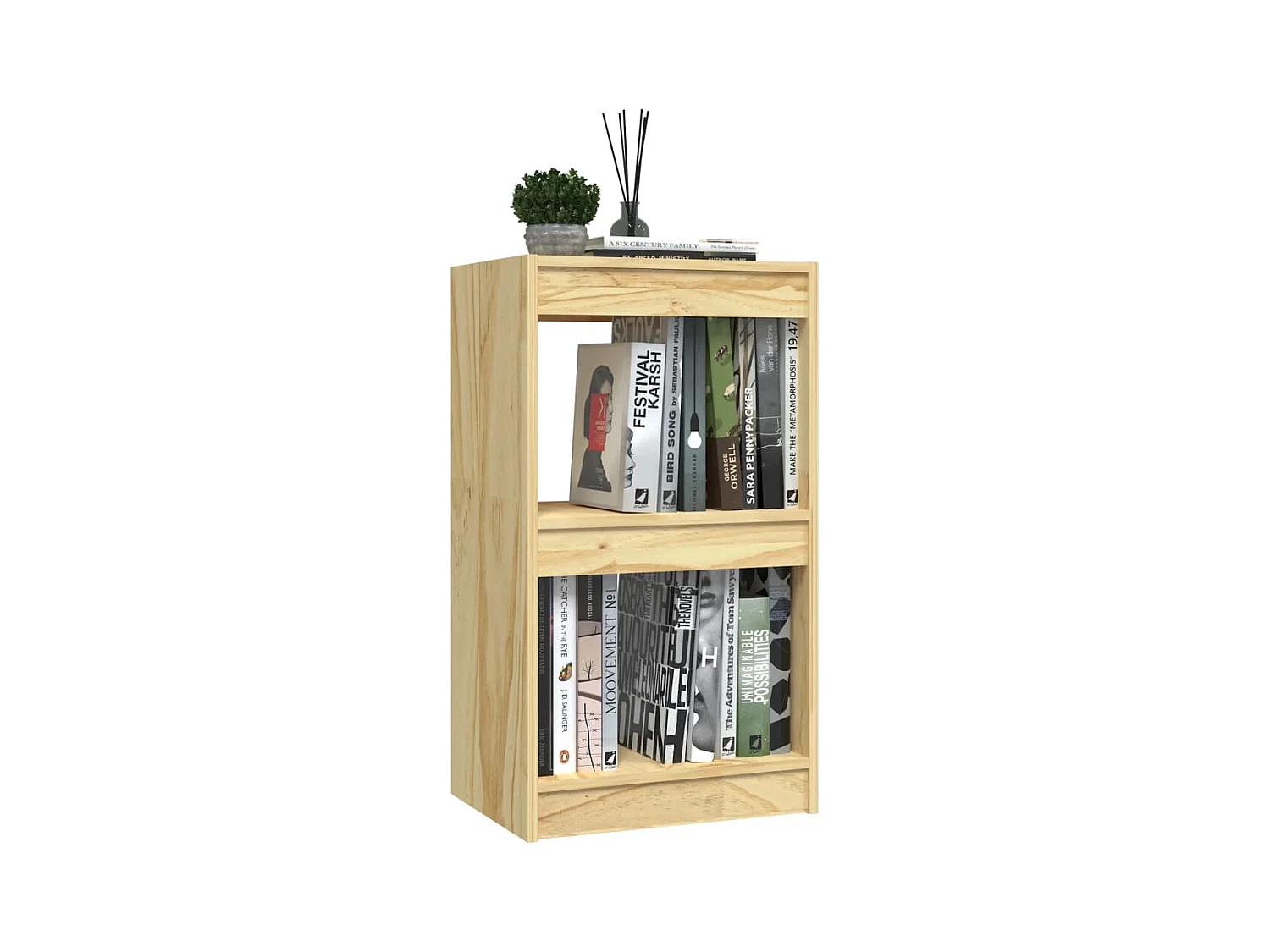 Bibliothèque | Etagère de rangement | Meuble de rangement 40x30x71,5 cm Bois de pin massif