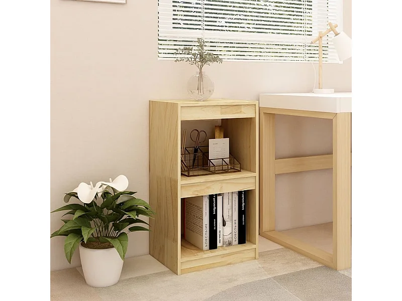 Libreria | Scaffale | Mobile di stoccaggio 40x30x71,5 cm in Legno Massello di Pino