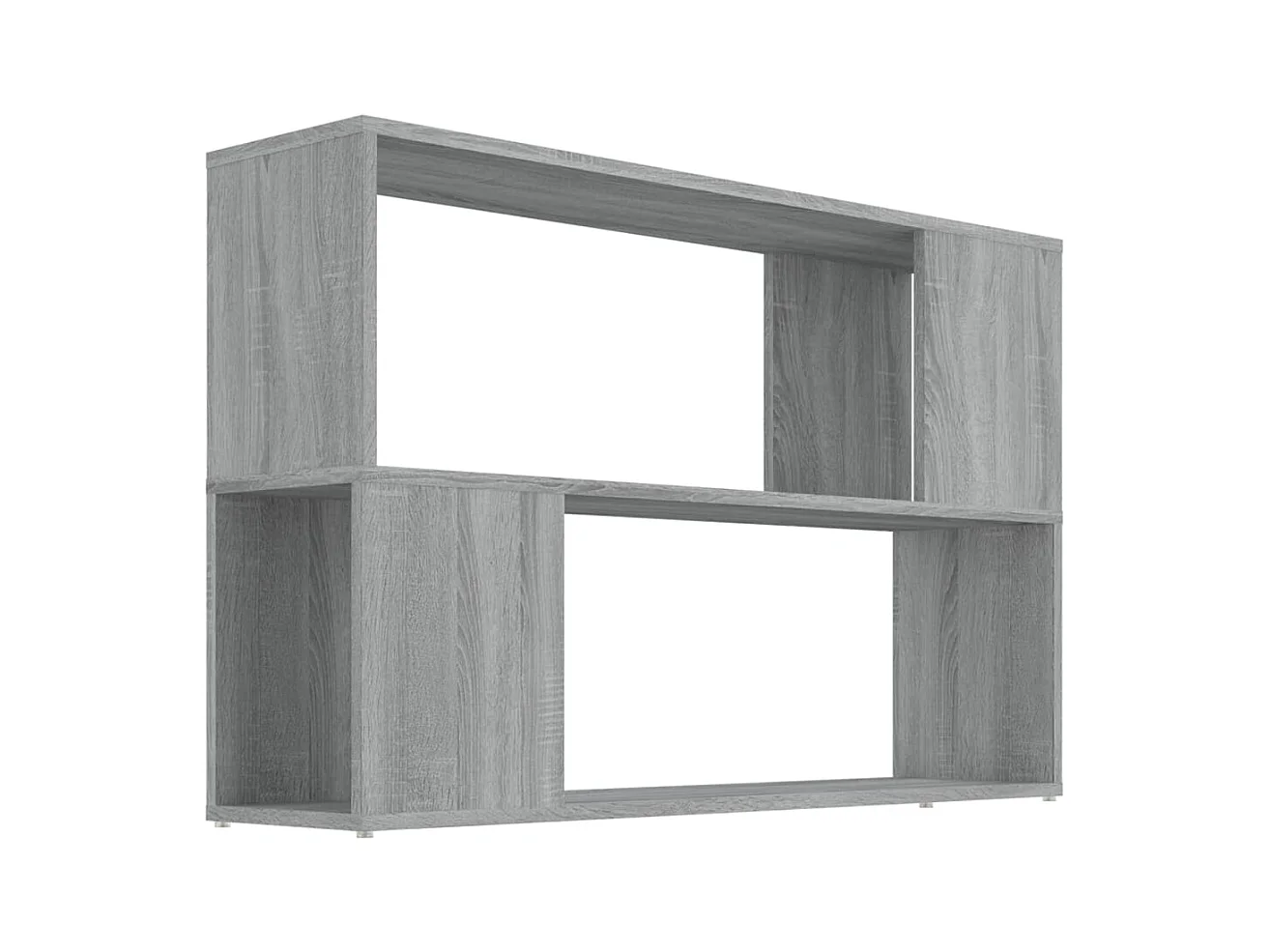 Bibliothèque | Etagère de rangement | Meuble de rangement Sonoma gris 100x24x63 cm Bois d'ingénierie