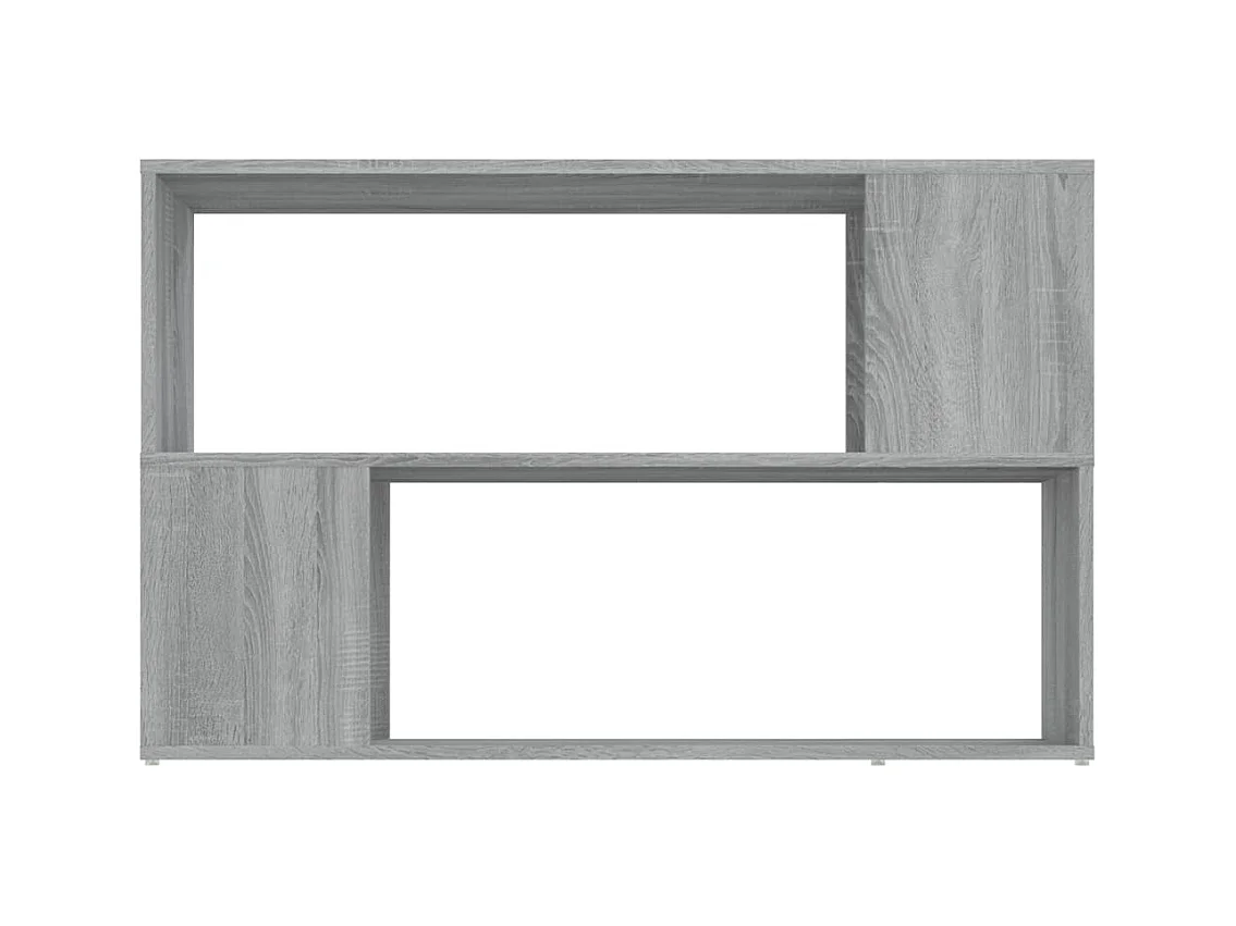 Bibliothèque | Etagère de rangement | Meuble de rangement Sonoma gris 100x24x63 cm Bois d'ingénierie