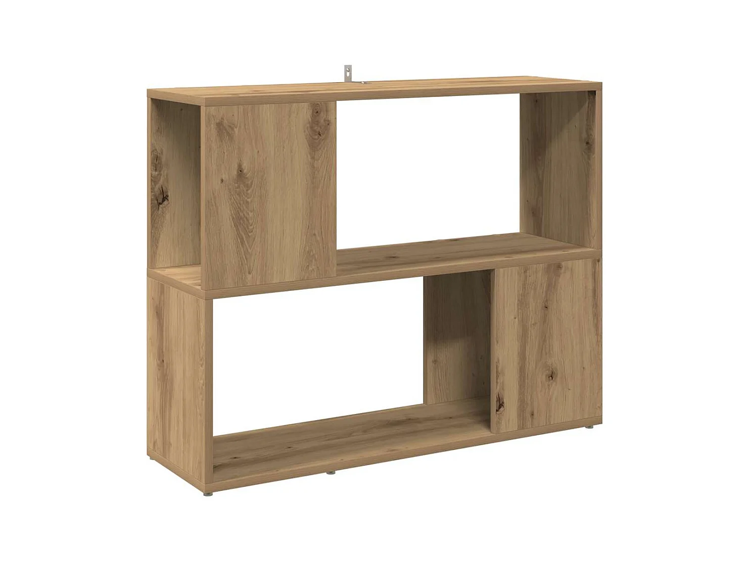 Bibliothèque | Etagère de rangement | Meuble de rangement chêne artisanal 80x24x63 cm