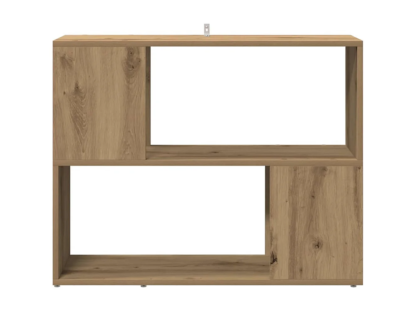 Libreria | Scaffale | Mobile di stoccaggio Divisorio Rovere Artigianale 80x24x63 cm