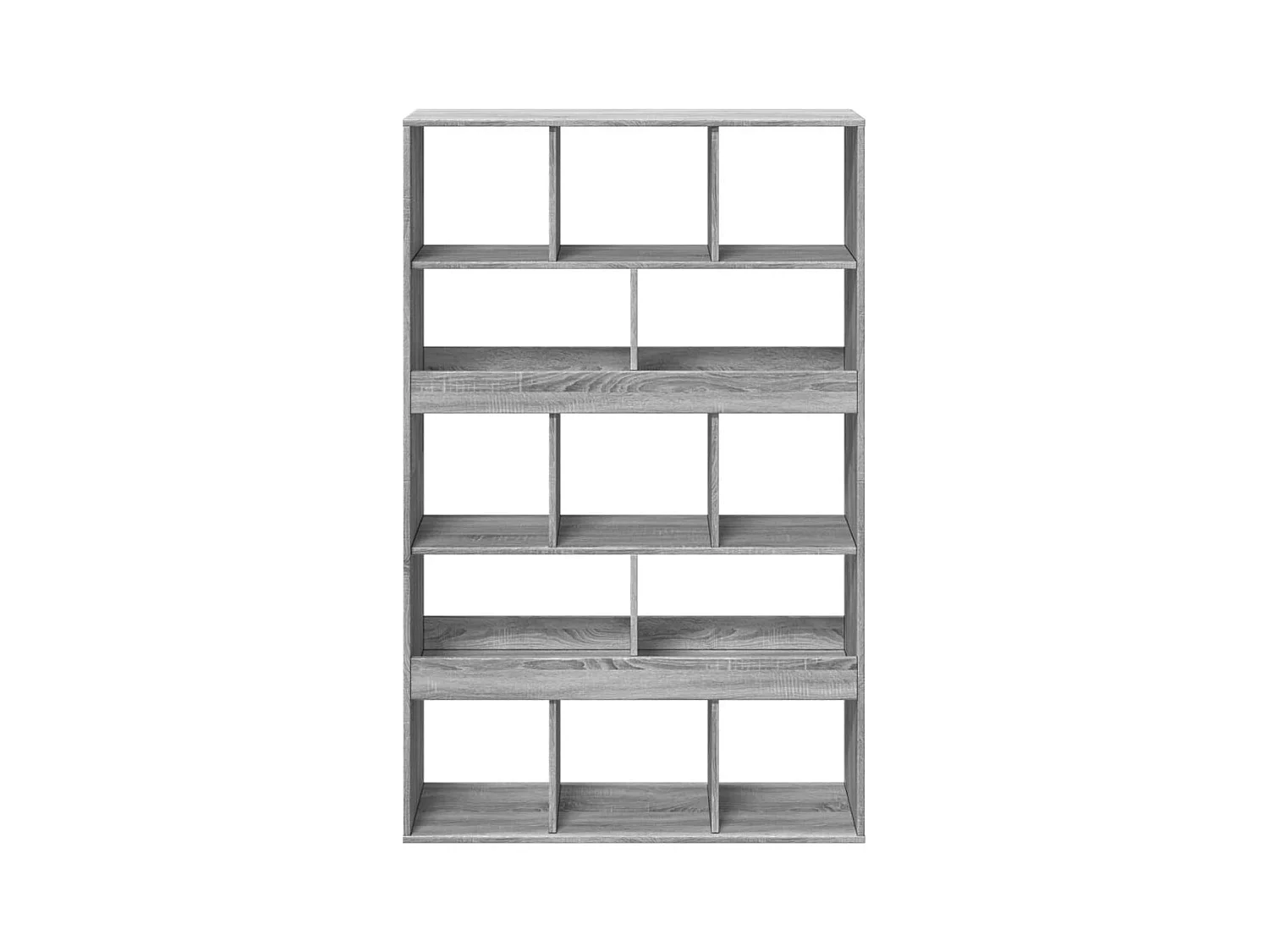 Bibliothèque | Etagère de rangement | Meuble de rangement sonoma gris 100x33x156,5 cm bois d'ingénierie