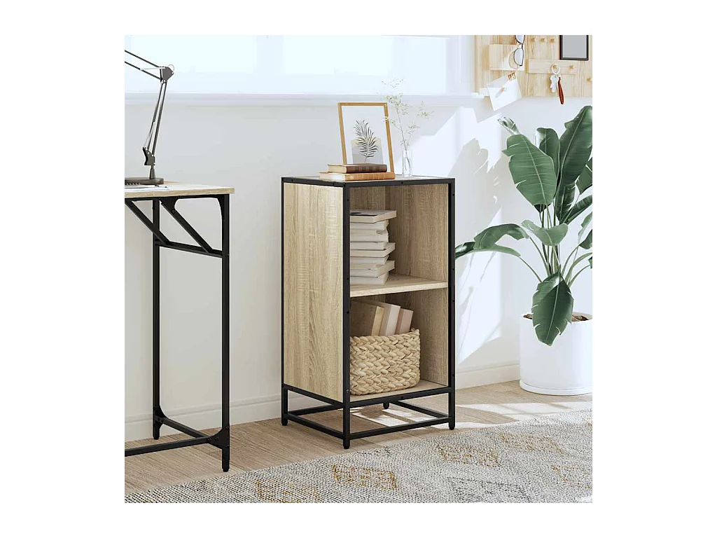 Bibliothèque | Etagère de rangement | Meuble de rangement chêne sonoma 40x35x76 cm bois d'ingénierie
