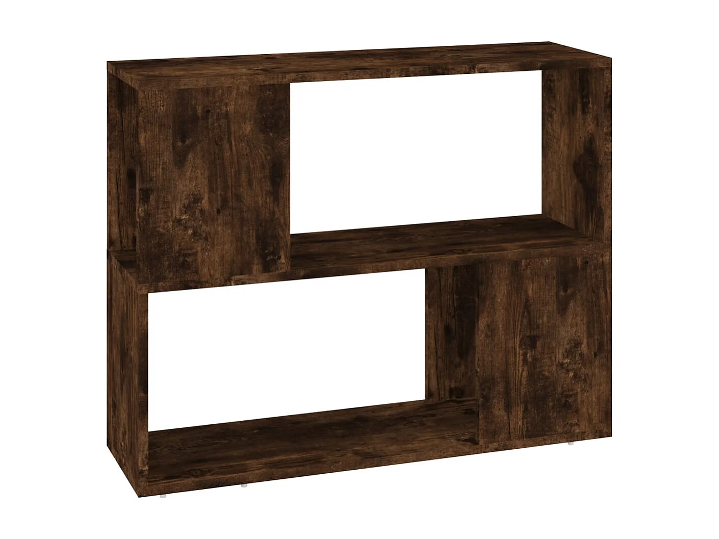 Bibliothèque | Etagère de rangement | Meuble de rangement Chêne fumé 80x24x63 cm