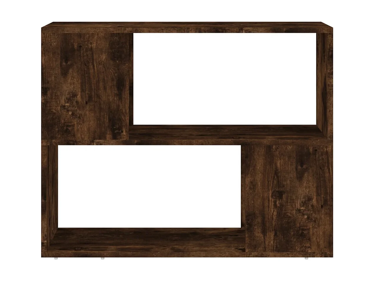 Bibliothèque | Etagère de rangement | Meuble de rangement Chêne fumé 80x24x63 cm