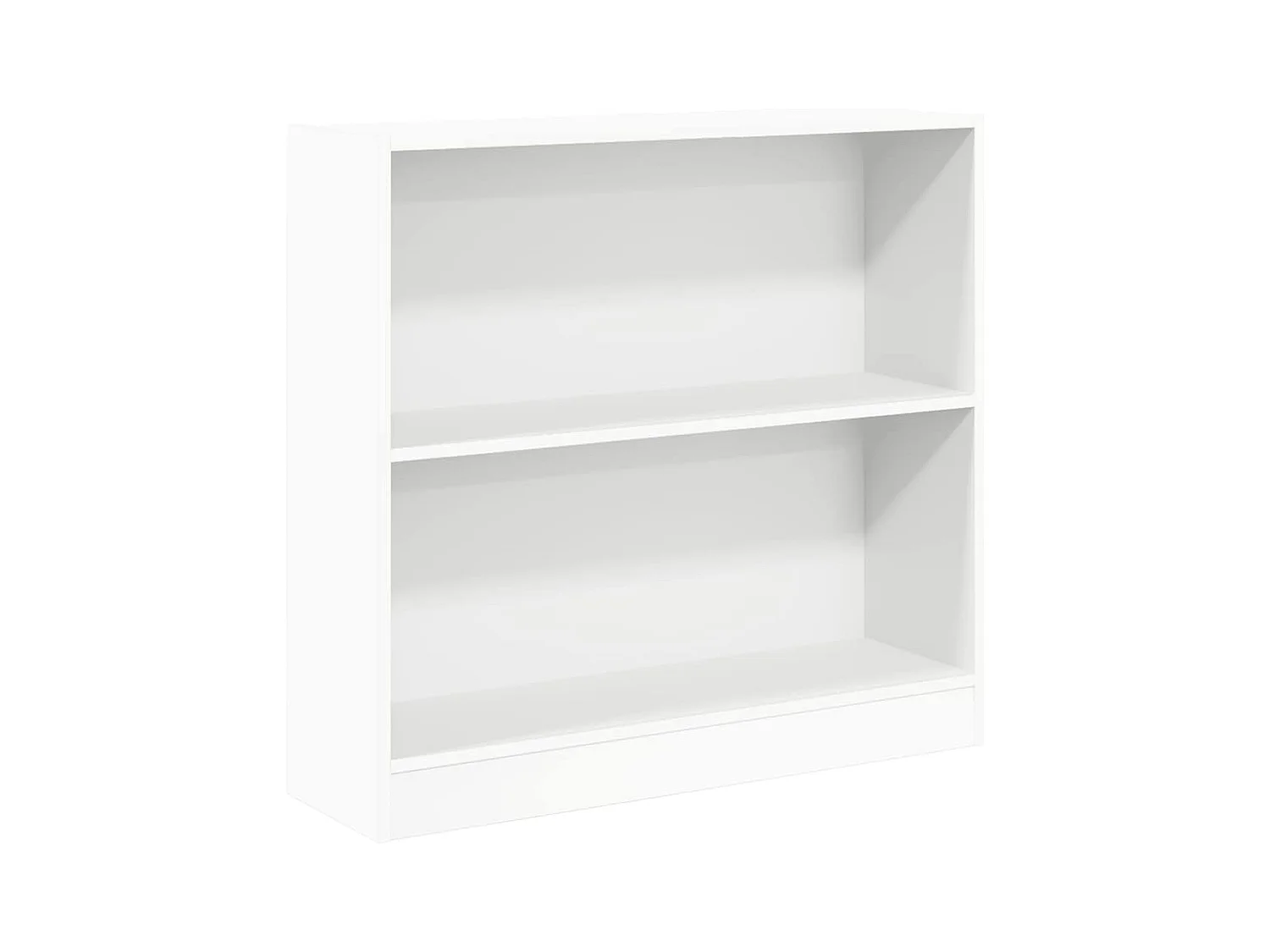 Bibliothèque | Etagère de rangement | Meuble de rangement blanc 80x24x75 cm bois d'ingénierie
