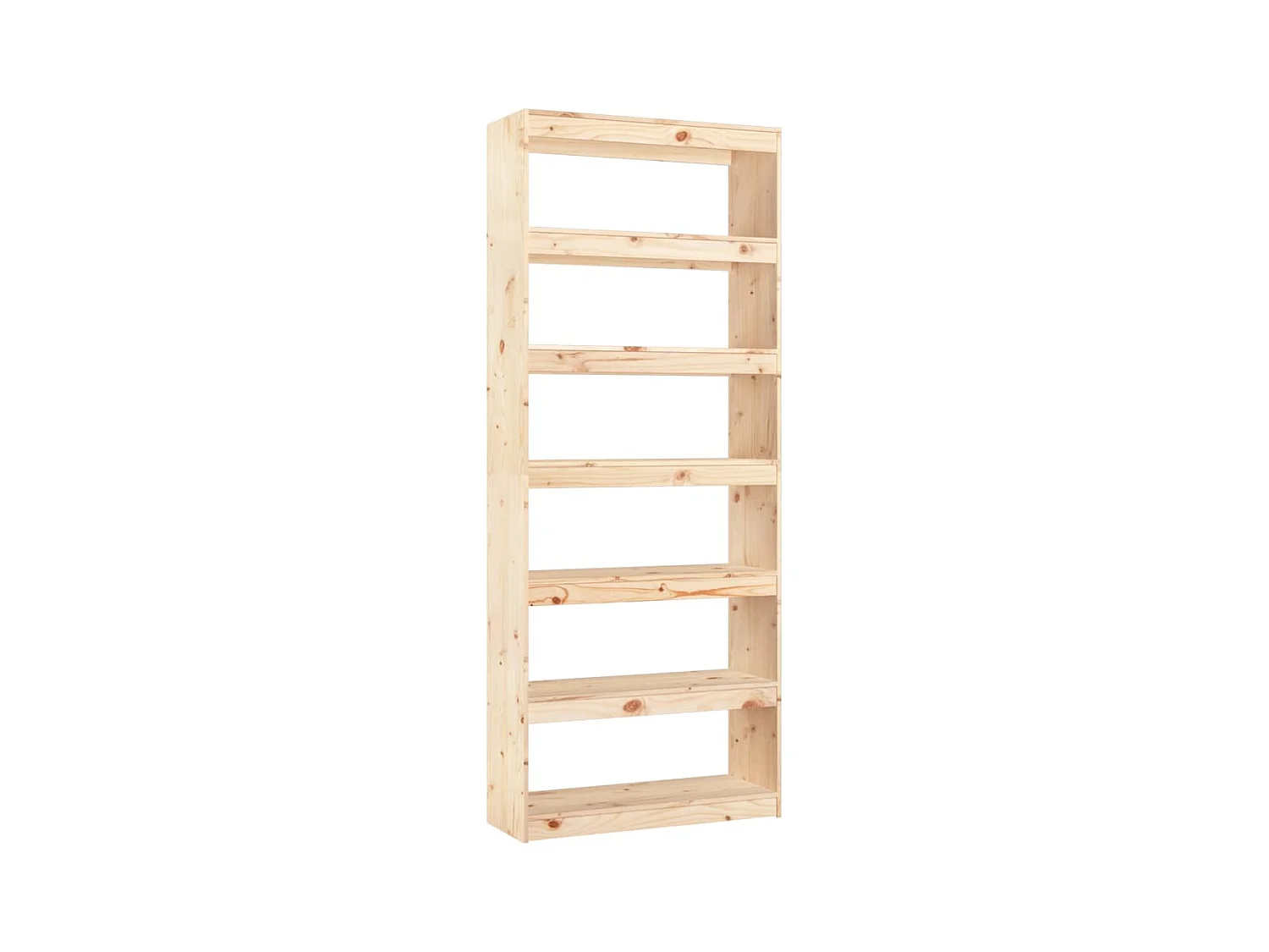 Bibliothèque | Etagère de rangement | Meuble de rangement 80x30x199,5 cm pin massif