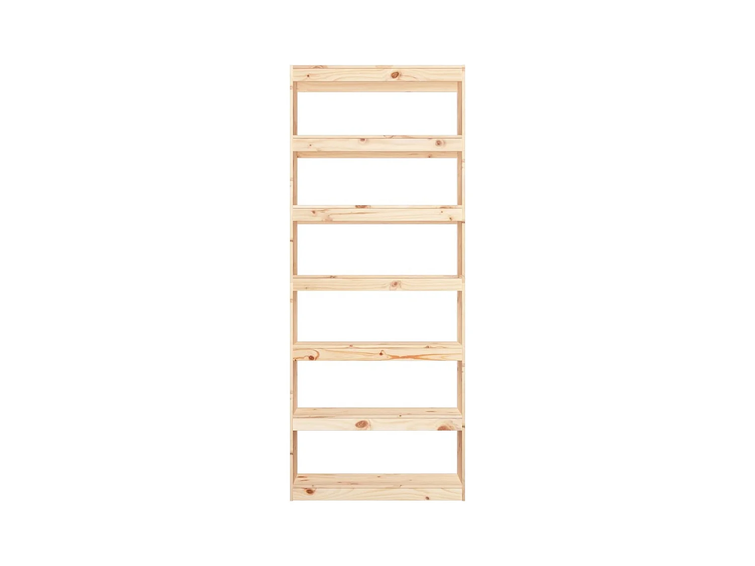 Bibliothèque | Etagère de rangement | Meuble de rangement 80x30x199,5 cm pin massif