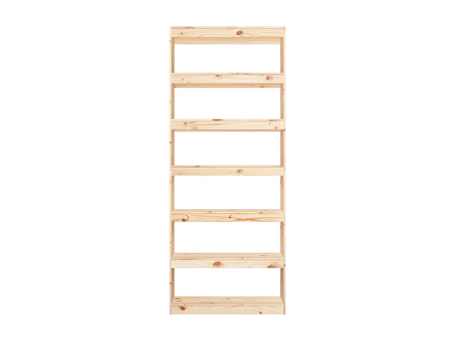 Bibliothèque | Etagère de rangement | Meuble de rangement 80x30x199,5 cm pin massif