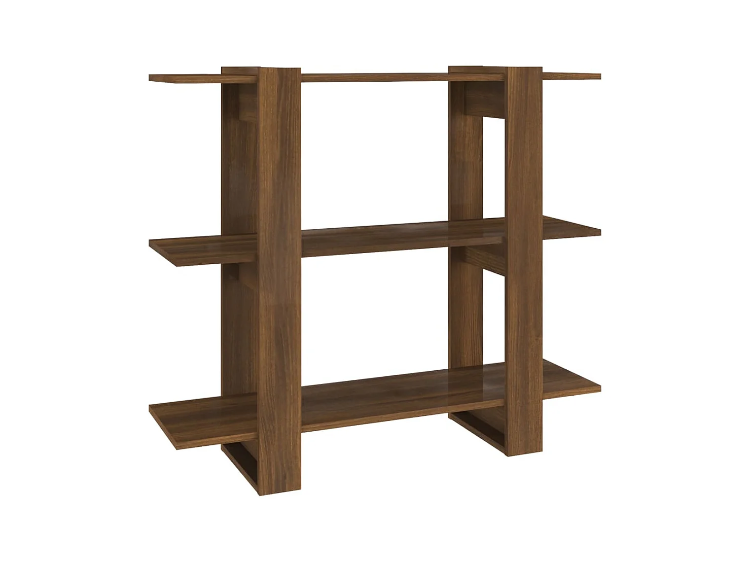 Bibliothèque | Etagère de rangement | Meuble de rangement Chêne marron 100x30x87 cm