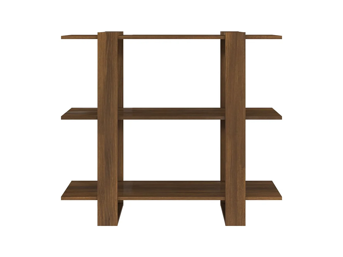 Bibliothèque | Etagère de rangement | Meuble de rangement Chêne marron 100x30x87 cm