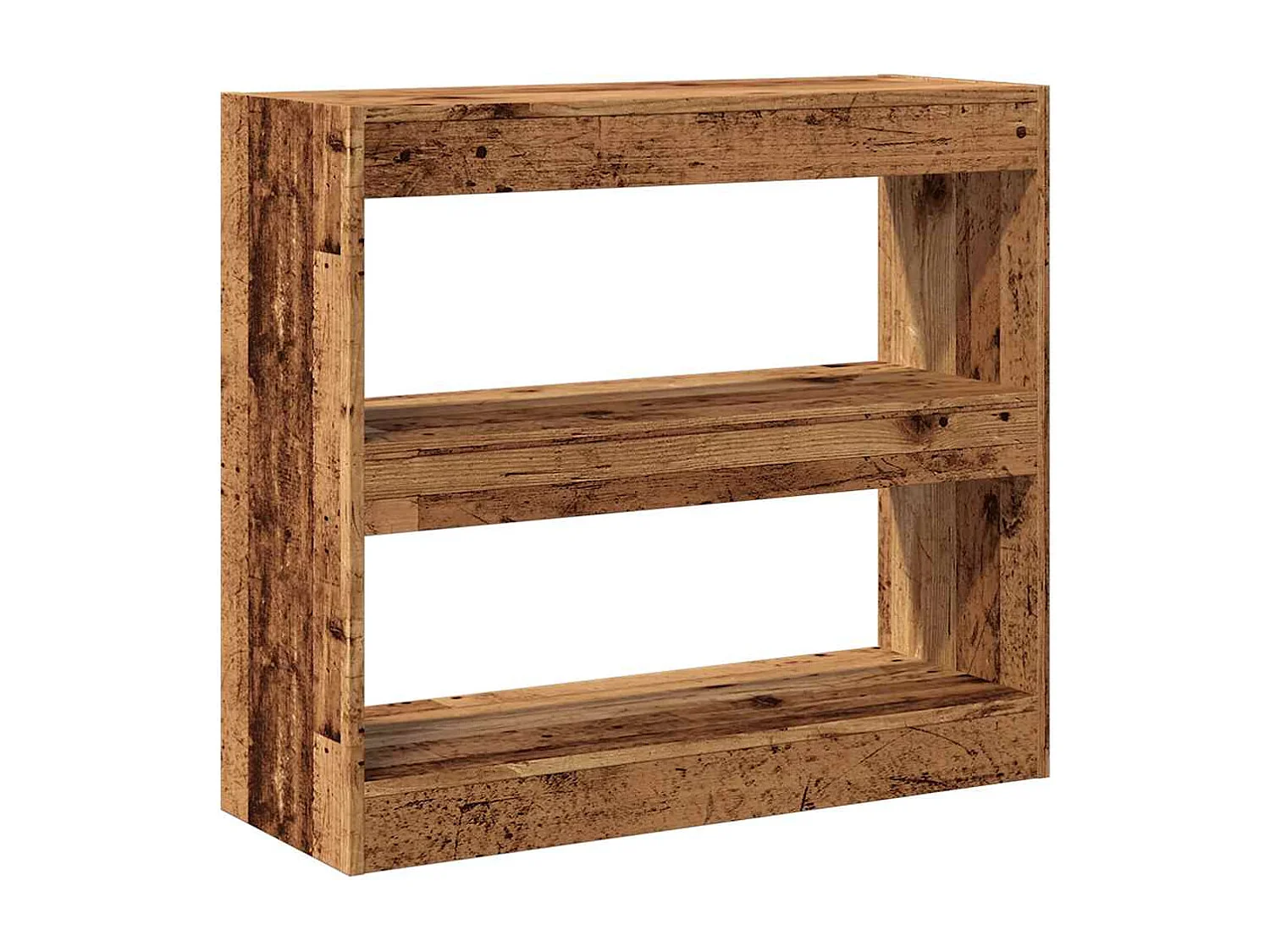 Libreria | Scaffale | Mobile di stoccaggio Divisorio in Legno Vecchio 80x30x72 cm