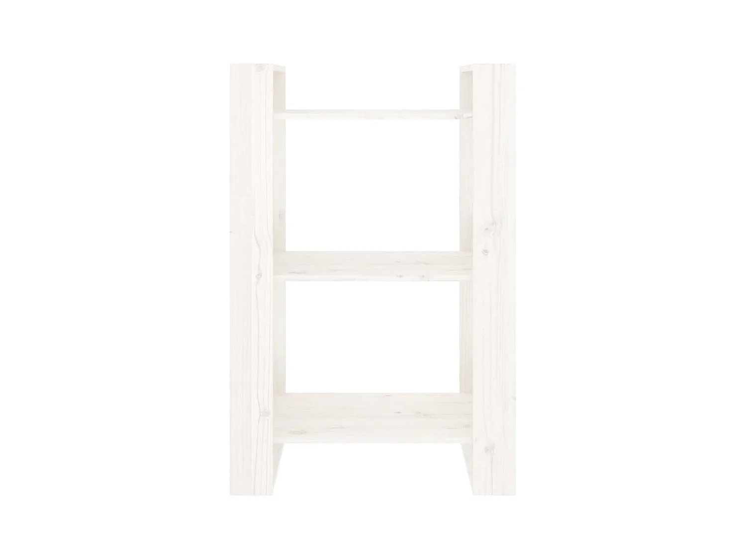 Bibliothèque | Etagère de rangement | Meuble de rangement Blanc 60x35x91 cm Bois de pin