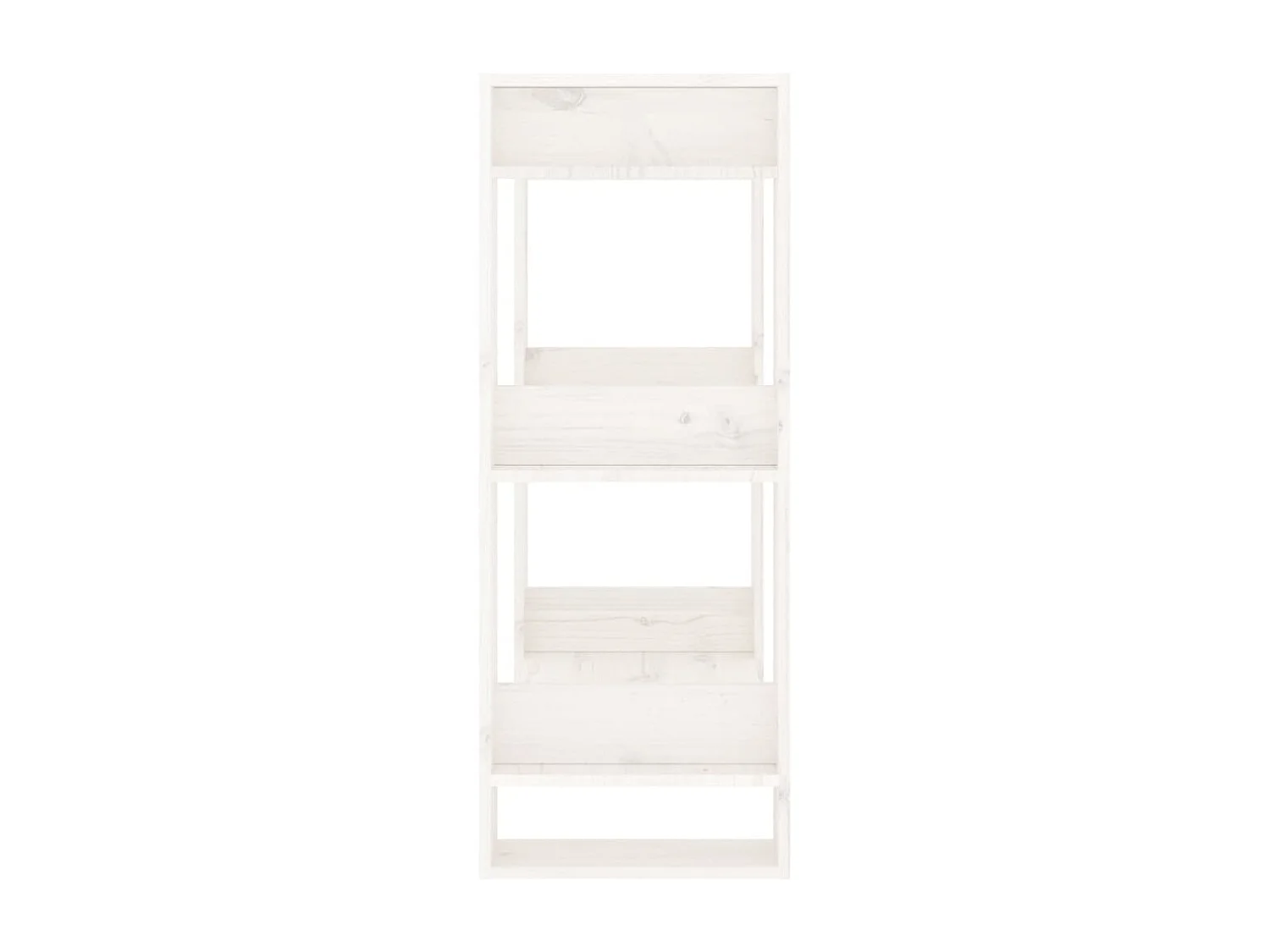 Bibliothèque | Etagère de rangement | Meuble de rangement Blanc 60x35x91 cm Bois de pin