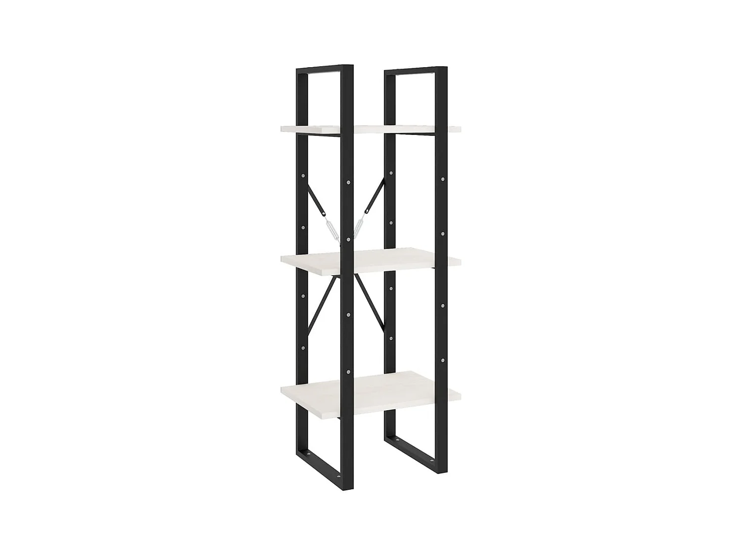 Libreria | Scaffale | Mobile di stoccaggio a 5 Ripiani Bianca 40x30x175 cm in Legno di Pino