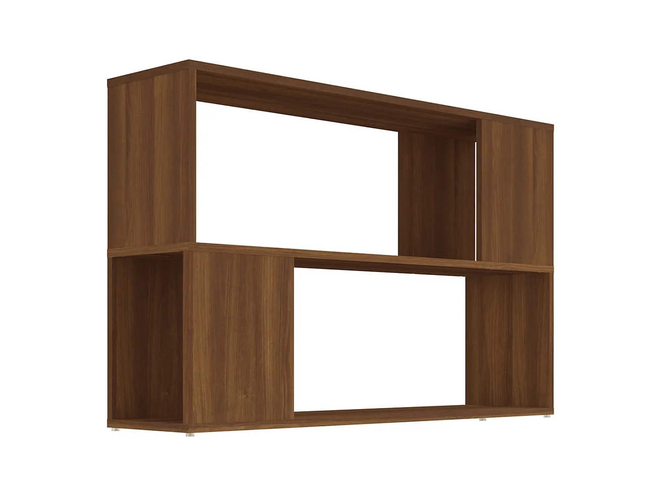 Bibliothèque | Etagère de rangement | Meuble de rangement Chêne marron 100x24x63 cm Bois d'ingénierie