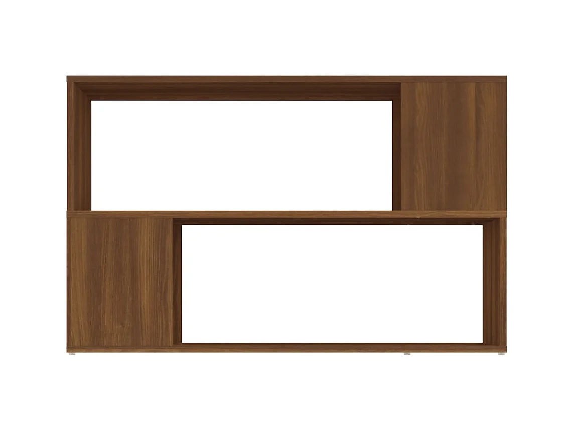 Bibliothèque | Etagère de rangement | Meuble de rangement Chêne marron 100x24x63 cm Bois d'ingénierie