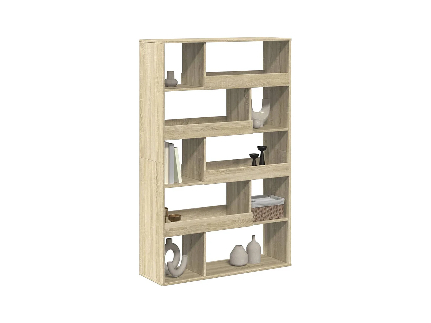 Bibliothèque | Etagère de rangement | Meuble de rangement chêne sonoma 100x33x156,5 cm bois d'ingénierie