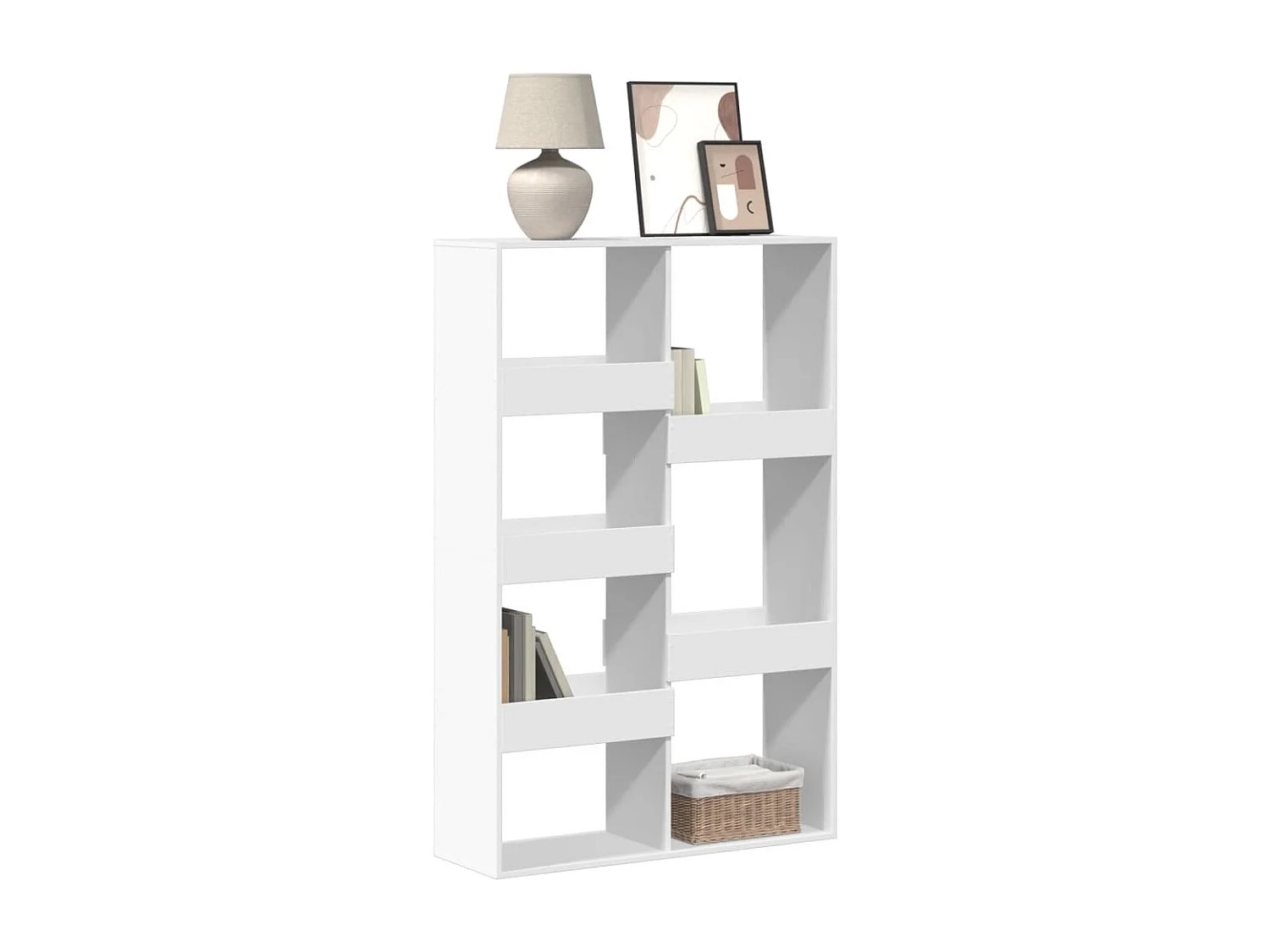 Bibliothèque | Etagère de rangement | Meuble de rangement blanc 100x33x155,5 cm bois d'ingénierie