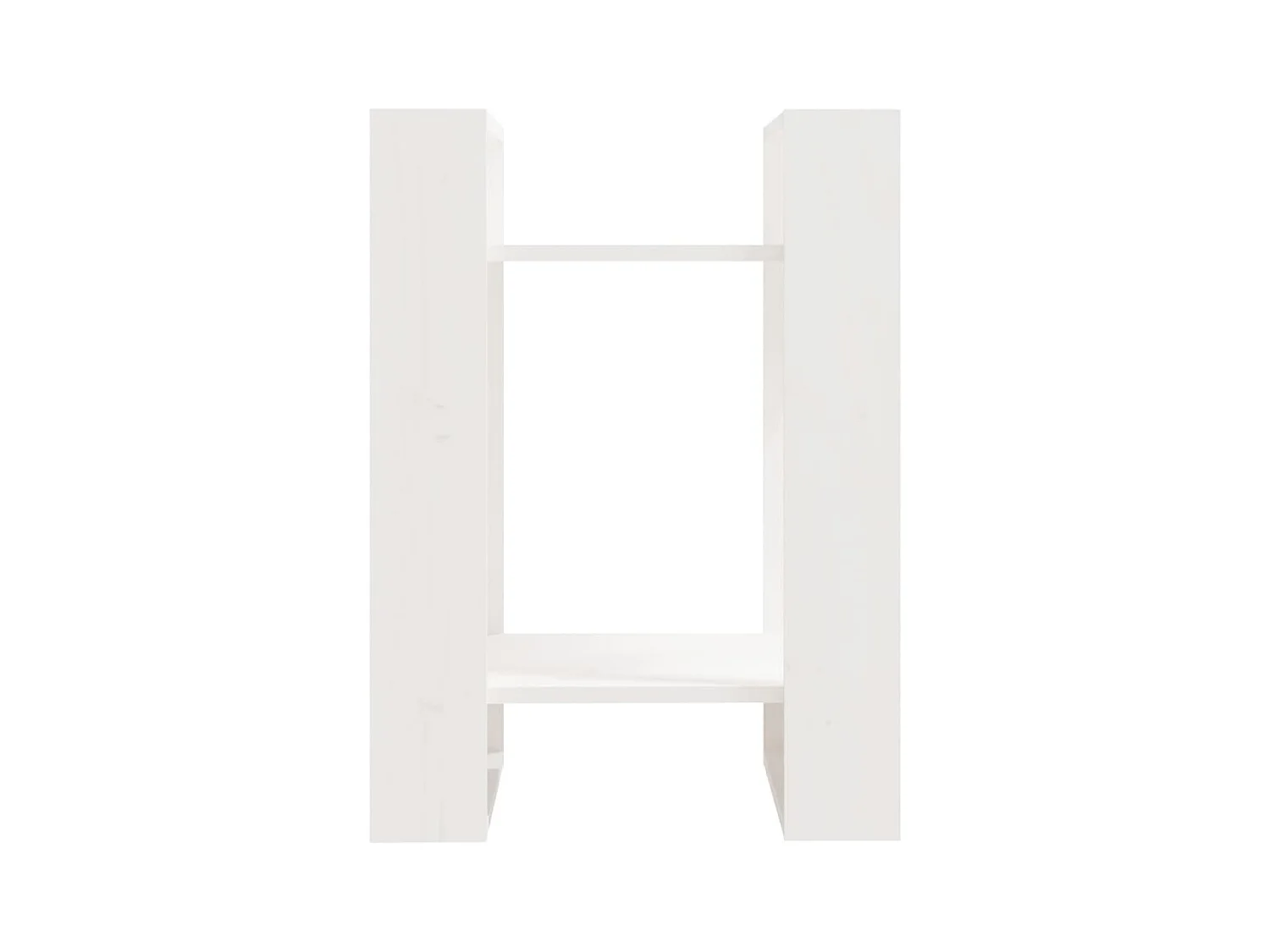 Bibliothèque | Etagère de rangement | Meuble de rangement Blanc 41x35x57 cm Pin massif