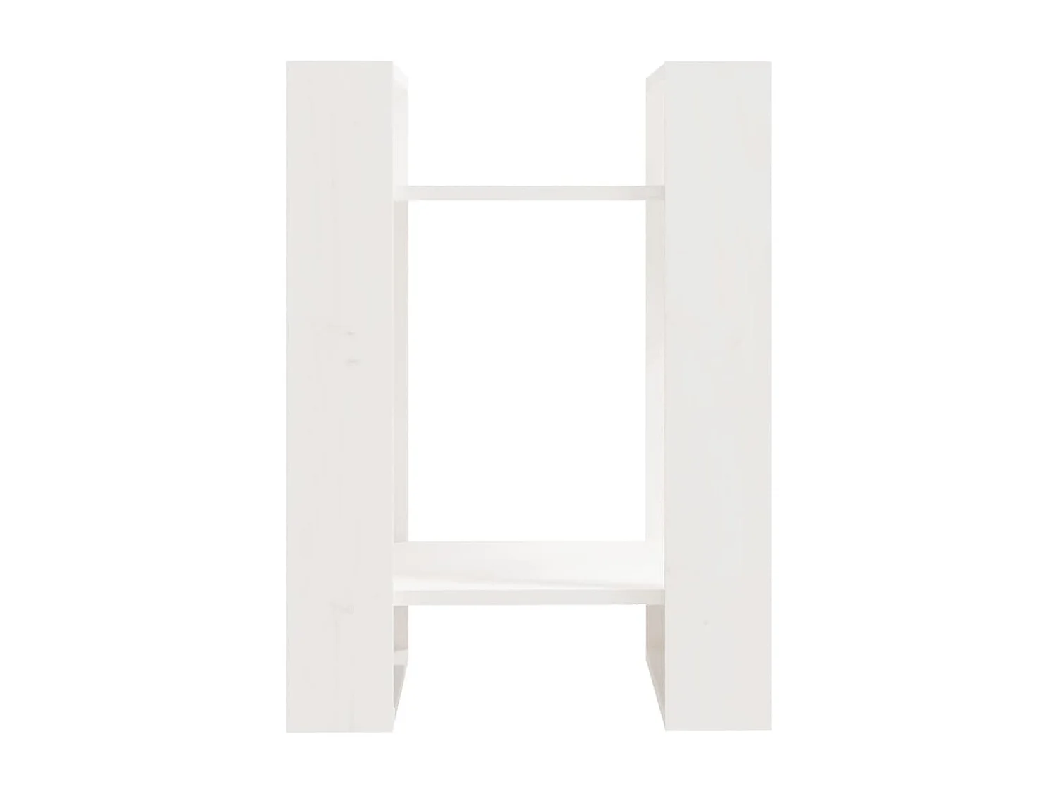 Bibliothèque | Etagère de rangement | Meuble de rangement Blanc 41x35x57 cm Pin massif