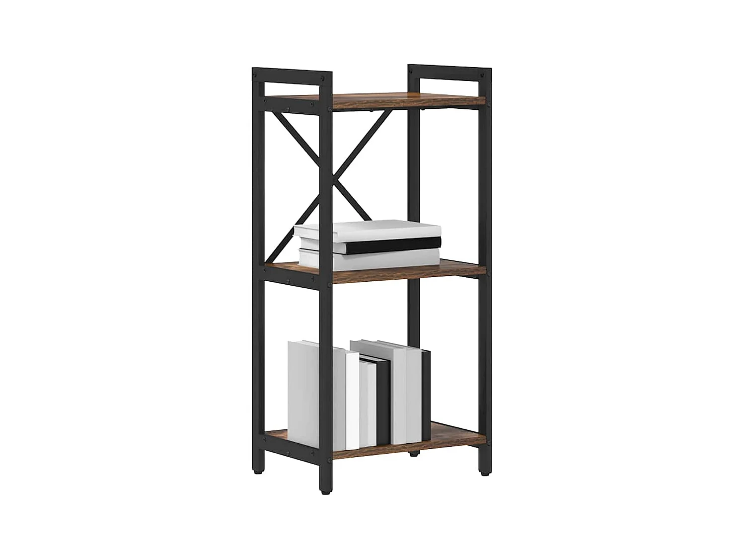 Bibliothèque | Etagère de rangement | Meuble de rangement Chêne fumé 40 x 30 x 83 cm Bois d'ingénierie