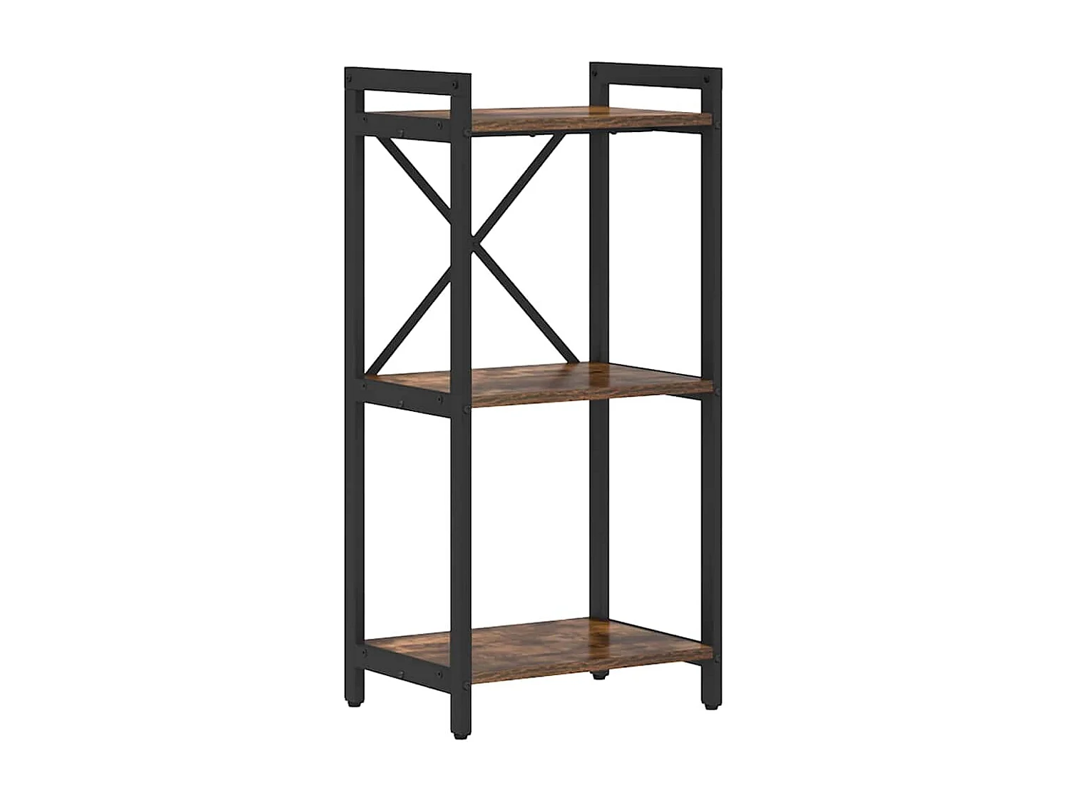 Libreria | Scaffale | Mobile di stoccaggio Rovere fumo 40 x 30 x 83 cm Legno multistrato