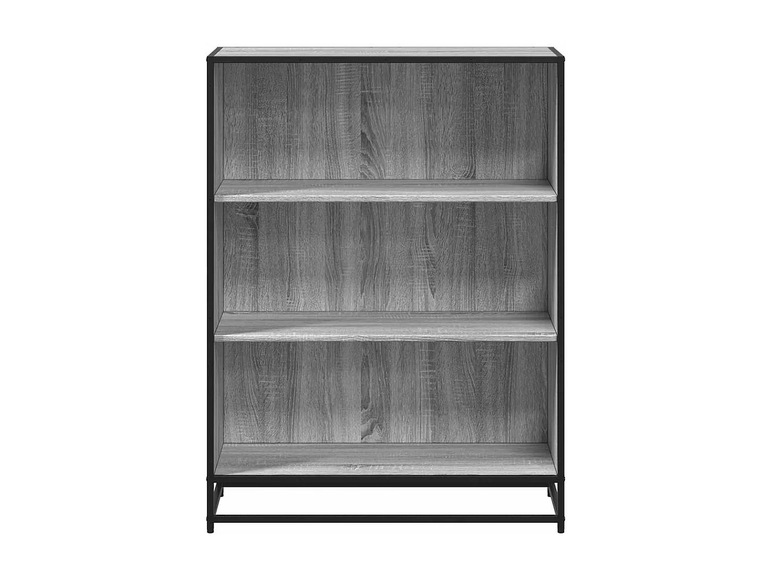 Bibliothèque | Etagère de rangement | Meuble de rangement sonoma gris 80,5x35x107,5 cm bois d'ingénierie